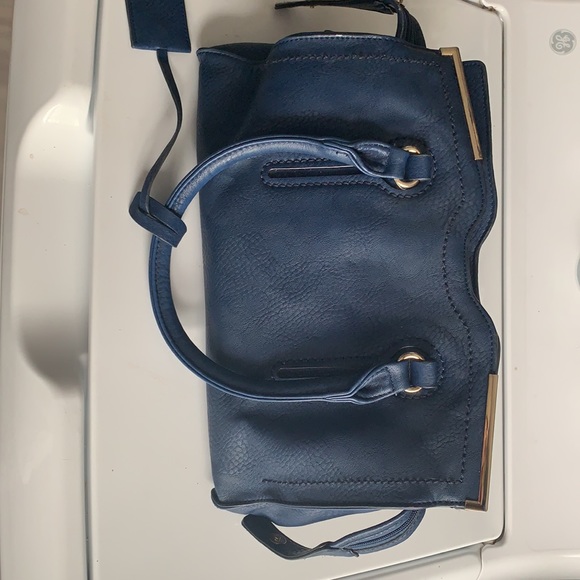 Charming Charlie blue hand bag purse pocketbook - Picture 5 of 7